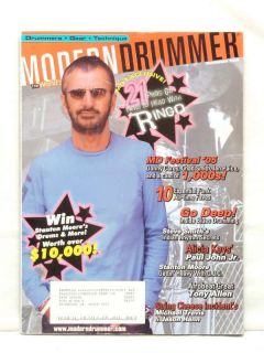 Modern Drummer Magazine Ringo Starr Danny Carey Alicia Keys Tony Allen