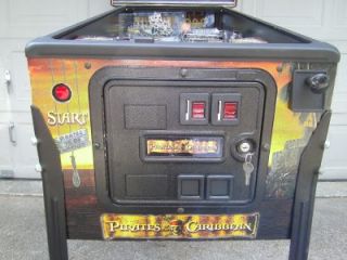 PIRATES OF THE CRIBBEAN arcade pinball by STERN ~HIGHLY SOUGHT AFTER