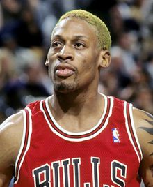 1996 Headliners Dennis Rodman Green Hair Figure New