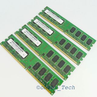 New 8GB Kit 4x2GB PC2 6400 DDR2 800 Dual Channel 240pin DIMM Desktop