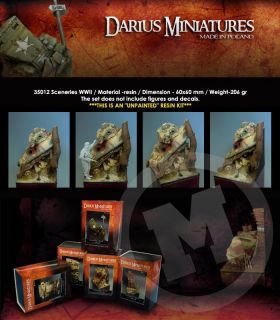 Darius Miniatures 1 35 Vignette Base 35012