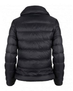 £250 All Saints ALLSAINTS Chamberry Puffer Jacket Coat Black UK 8