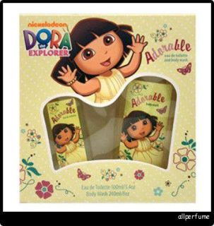 Dora The Explorer Adorable Nickelodean 3 4 oz Girl EDT 2pcs Gift Set