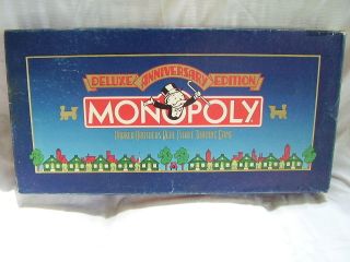 1985 Deluxe Anniversary Edition Monopoly Parker Brothers Gold Tokens