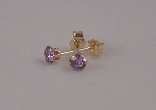 You will get one pair of 3mm earrings as shown in the picture.