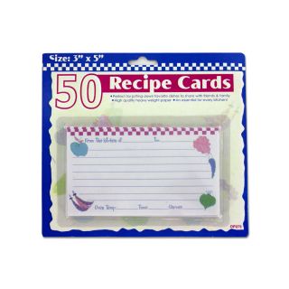  Cooking Recipe 3x5 Card Sets Wholesale Case Lot 72 Variety Store Deal