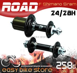 SHIMANO 24H 28H black Dati Road Bike Super Light Bearing Hub HEBSET