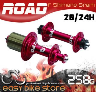Shimano 20H 24H Red Dati Road Bike Super Light Bearing Hub Hebset SRAM