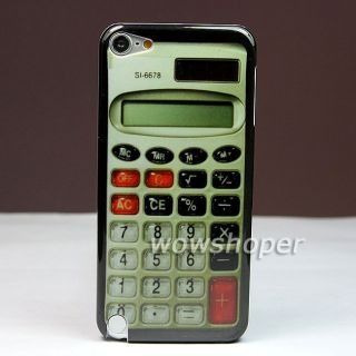 Calculator Design Hard Skin Case Cover for Apple iPod Touch 5 5th 5g