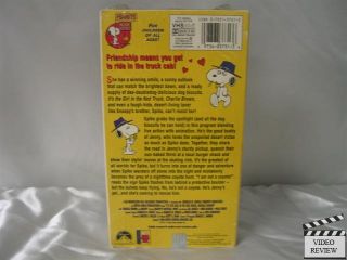 Its The Girl in The Red Truck Charlie Brown VHS New 097368373136