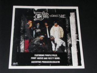 Eminems D12 Devils Night RARE Promo Album Poster Flat