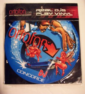 Ortofon Collectors Edition Slipmats DJ Concorde Real DJs Play Vinyl