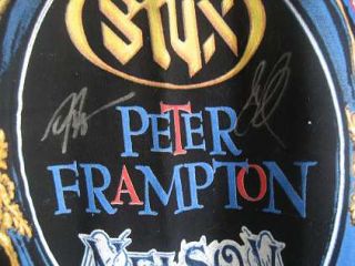 Matthew Gunnar Nelson 2004 STYX Frampton Tour Shirt   Signed