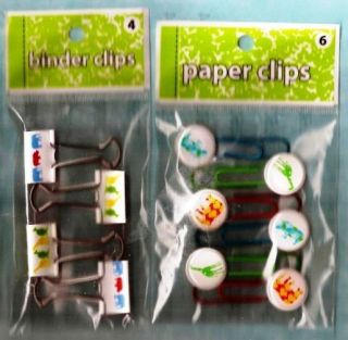  Zoo Animal Paper Clips Binder Clips