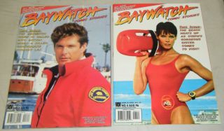 BAYWATCH Comic Stories #3,4. David Hasselhoff, Pamela Anderson, and
