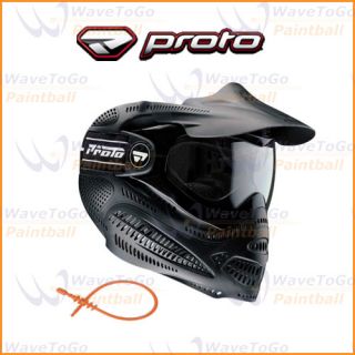 Proto Switch El Paintball Goggles Mask Black Squeegee