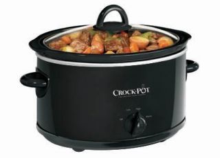 Crock Pot SCV600B 6 Qt Slow Cooker Black
