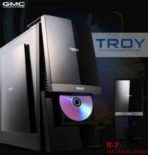 GMC R7 Troy Mid Tower Computer Cases Black