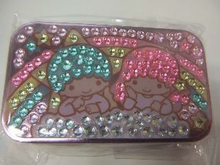 Sanrio 2012 Little Twin Stars deco case and candy from Japan 4