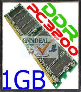 1GB PC3200 DDR400 Desktop Computer Memory RAM PC Mac Dell Intel Asus