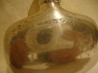 Antique Victorian Hallmarked Sterling Silver Demitasse Ladies Flask