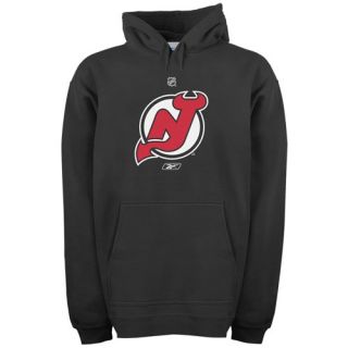 Reebok New Jersey Devils Black Primary Logo Hoodie Sweatshirt