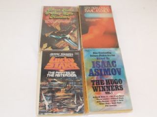 Lot of 12 Vintage Issac Asimov Science Fiction Books