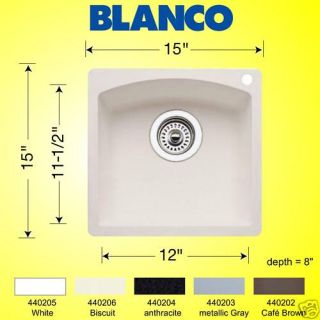 Blanco Sink 440206 Diamond Bar Sink Silgranit 511 635