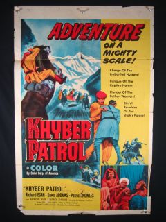 Khyber Patrol 1954 Poster Richard Egan Adventure Fr