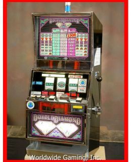 IGT Slot Machine Double Diamond Dollar Token 3CN 1LN 3 Reel Sound Fun