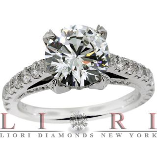 81 Carat F SI2 Certified Diamond Engagement Ring 18K
