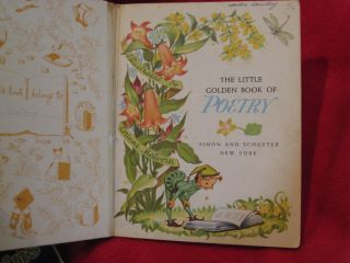 Little Golden Book of Poetry © 1947 Gl♥ri♥us Artwork by Corinne