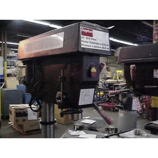 Dayton 20 Floor Drill Press Swing 1 HP 120 Volt 61022