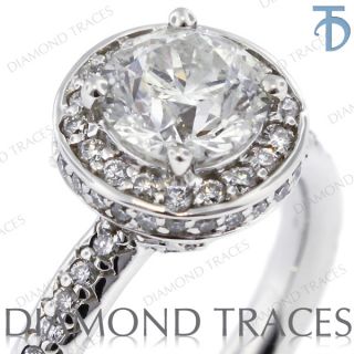 60ct E SI2 Round Genuine Diamond 14k Gold Classic Engagement Ring 2