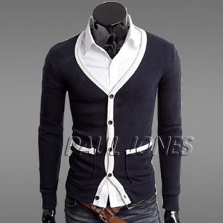 Muscle Sexy Comfy New Men’s Stylish Slim Thin Knit Sweater Shirt