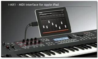 Yamaha I MX1 MIDI Input for iPhone iPad Brasil Todas as Taxas Inclusas