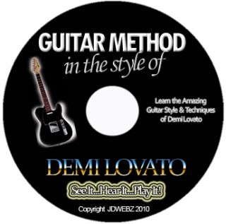 Demi Lovato Guitar Tab Software Lesson CD Free BONUSES