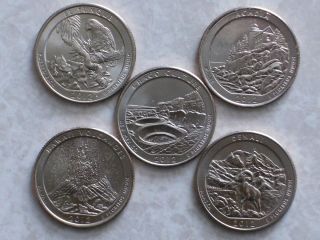 2012 P D National Park Quarters 10 Coins UNC Denali Alaska in Stock
