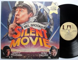 Silent Movie Soundtrack LP with Poster Mel Brooks Dom DeLuise