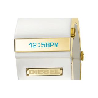 New Diesel White & Gold Watch DZ5174 Very Rear Womans Lady SeXy C@@L