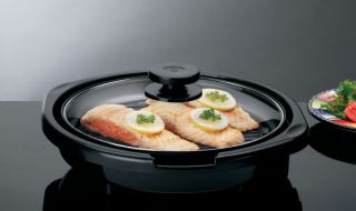 Deni 12in Indoor Circular Grill Perfect to Grill Fry or Stir Fry Brand