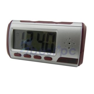 Spy Electronic Digital Alarm Clock Camera Video DVR Recorder Motion