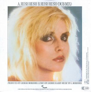 17.) DEBBIE HARRY Rush Rush / Rush Rush (Dub Version) (Germany 1984