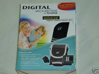 Universal Camera Bag Case Digital Camera Starter Kit AA Rechargeable
