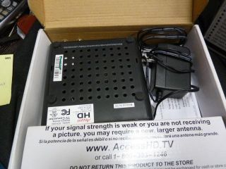 Lot of 4 Access HD Digital Analog TV Converter Box as Is