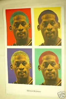 Poster Dennis Rodman Portraits RARE