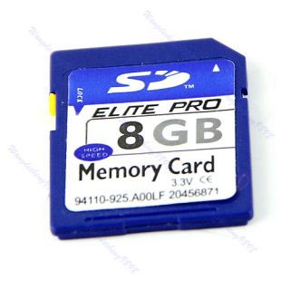 High Speed 8GB 8G SD Secure Digital Flash Memory Card For