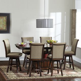 New Home Decor Dining Room Furniture 7 Piece Counter Height Table