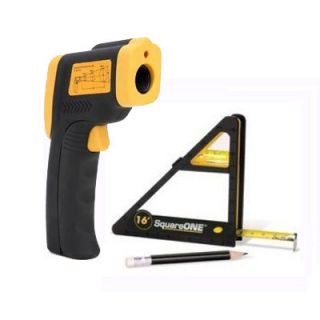 Laser Temperature Gun Infrared Digital Thermometer Measure Tape