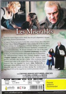 Les Miserables Miniseries Gerard Depardieu John Malkovich New SEALED